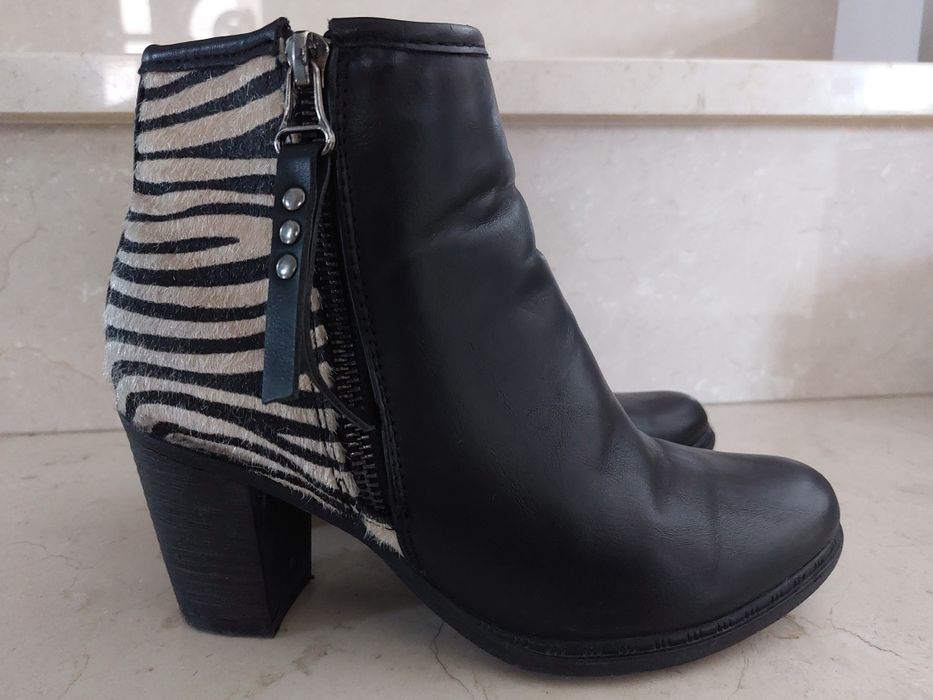 Botki, kozaki na obcasie.  Damskie 35 jak 36