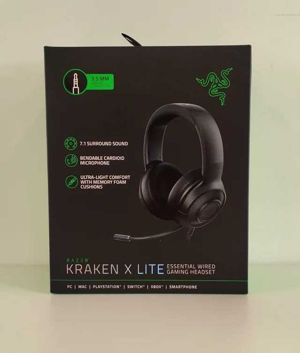 Razer KRAKEN X LITE Auriculares Diadema Negro