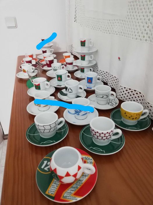 Várias Chávenas com Pires para Coleção da DELTA, CADA 5€