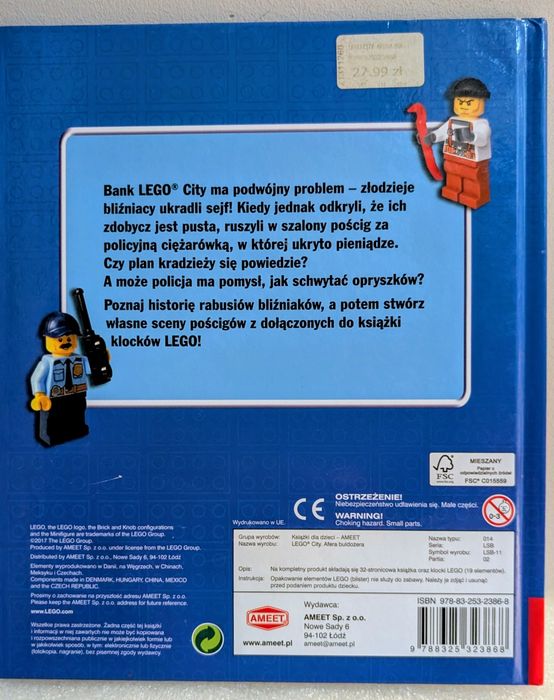 LEGO city Afera buldożera książeczka