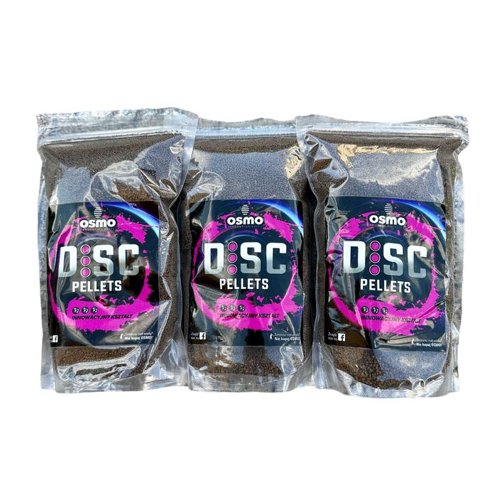 ZESTAW 3x Method Feeder Osmo Pellet DISC - 2,4kg