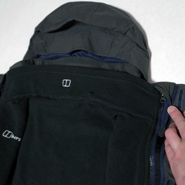 Куртка The North Face HyVent 3 in1 оригінал М водонепроникна з флісом