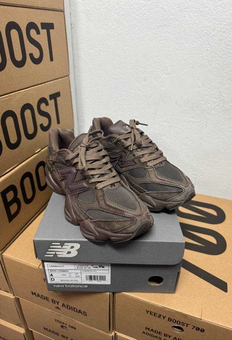 Кроссовки New Balance 9060 brown  Нью Беленс 9060 коричневые 37 38 39