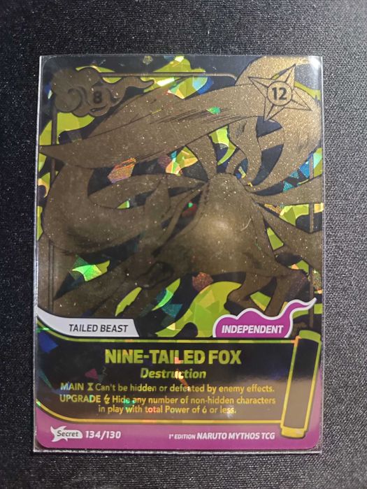 Karta Naruto Mythos TCG Nine-Tailed Fox 134/130