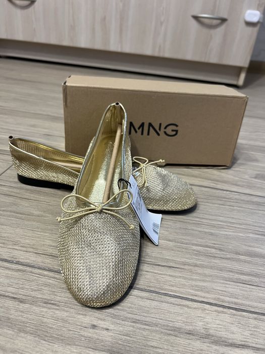 НОВІ балетки mango, мокасіни, моквсини в сетку,сітку mango