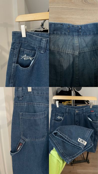 Широкі вільні джинси реп fubu platinum public enemy  dickies