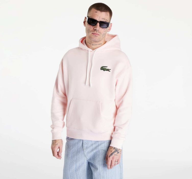 Худі lacoste ніжно рожеве унісекс розмір s