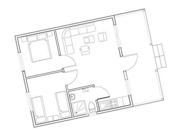 Działka z domkami nad morzem