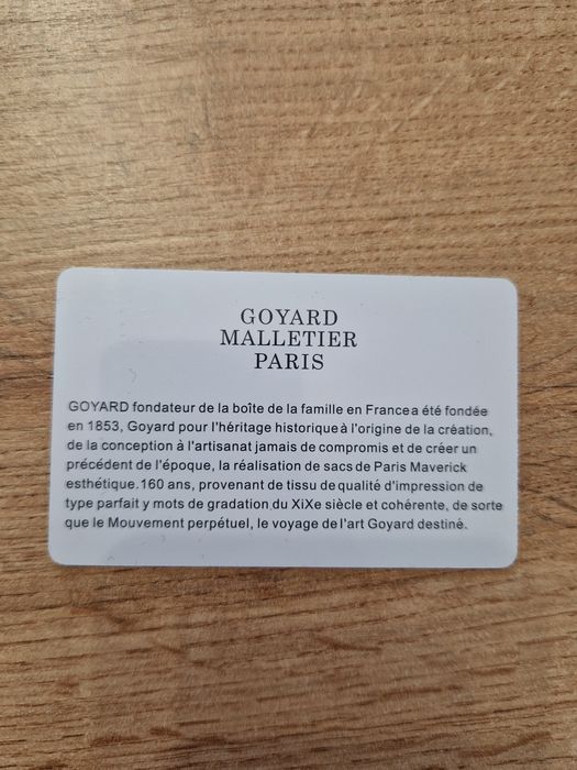 Portfel cardholder goyard granatowy