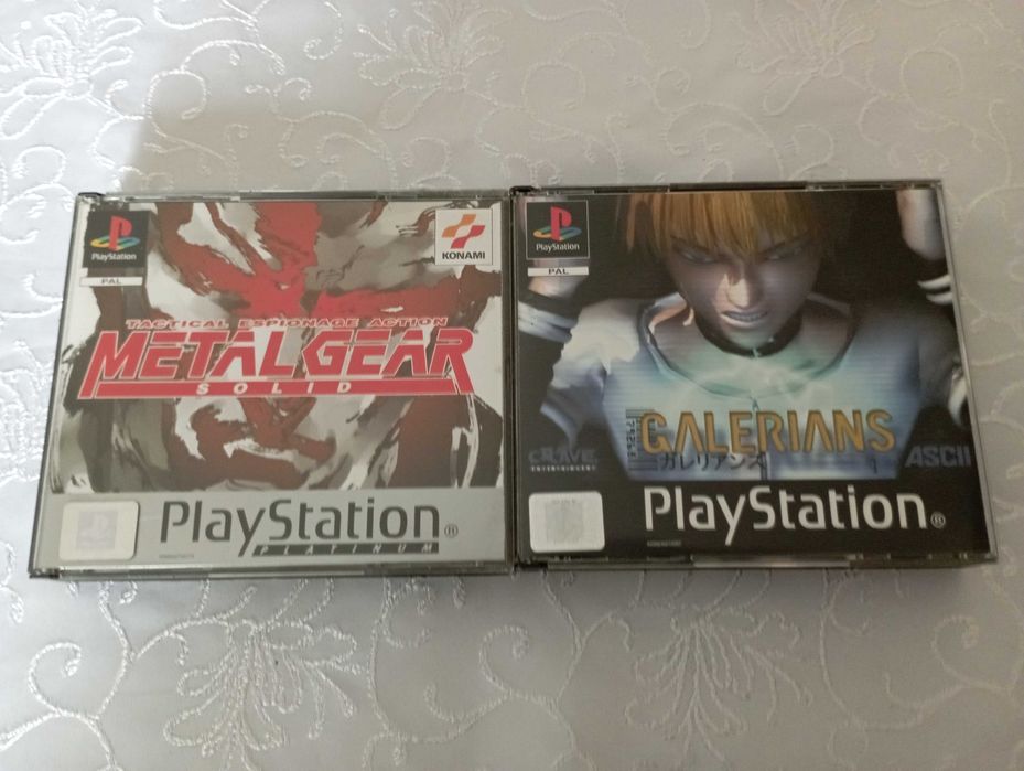 Kultowe gry na Ps1. Galerians i Metal gear solid.