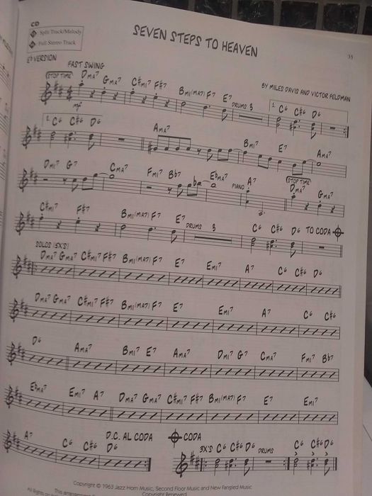 Nuty Miles Davis książka jazz, Trąbka nuty 10utworów klasyka jazzu+CD.