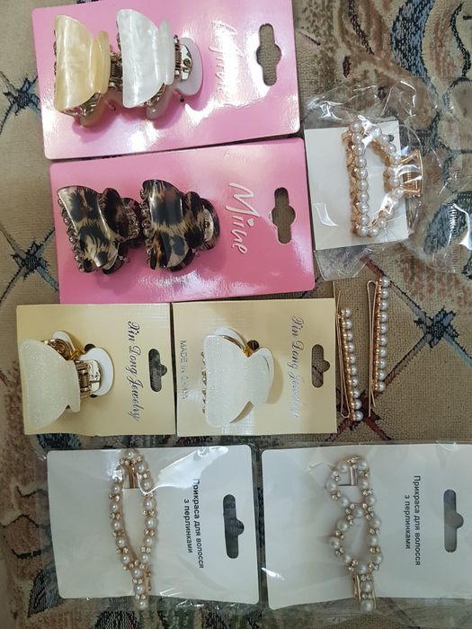 Обруч, ,крабы,заколки,резинки на голову