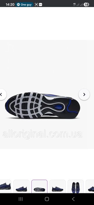 Продам,  нові оригінальні кросівки- Nike Air  мах97 .