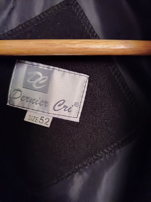 Krótki płaszcz męski wełna rozm 52