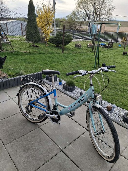 Rower damski dla dziewczynki koła 24 cale