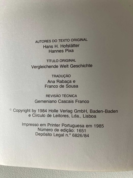 História Universal Comparada: De 350a.C. a 138