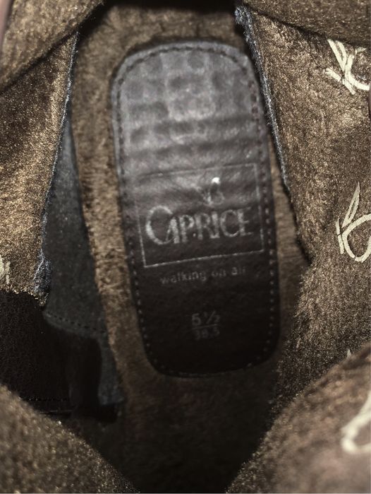 Botki zimowe, damskie, niemieckiej firmy Caprice, rozm. 38,5