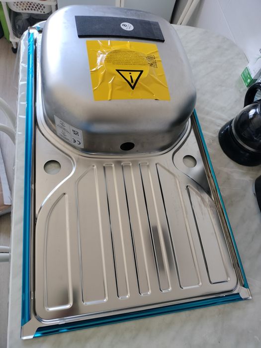 Vendo lava loiça em inox novo 86*50