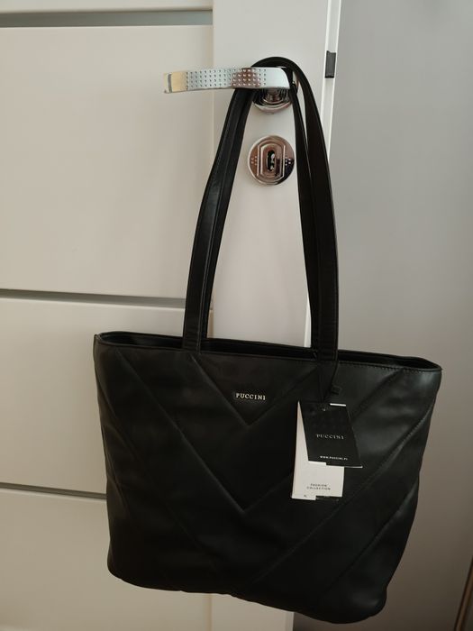 Torba torebka Puccini czarna NOWA