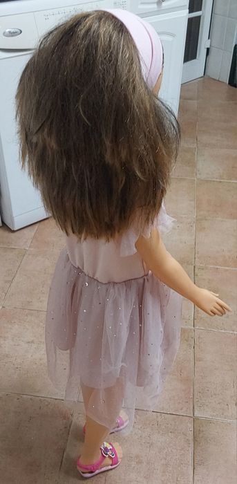 BONECA BONITA,RESISTENTE,ANTIGA 1,10 ALT. Casa,Quarto,Criança,Colecção