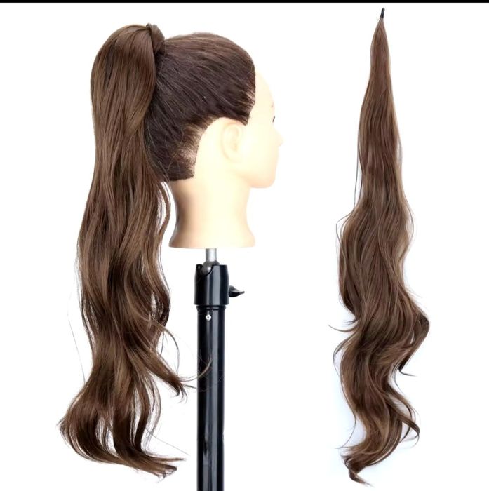 Хвост Шиньон вьющиеся