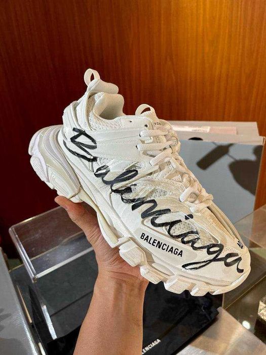 (БЕЗ ПЕРЕДОПЛАТИ)Balenciaga Track 3.0 Signature баленсіага трек білі