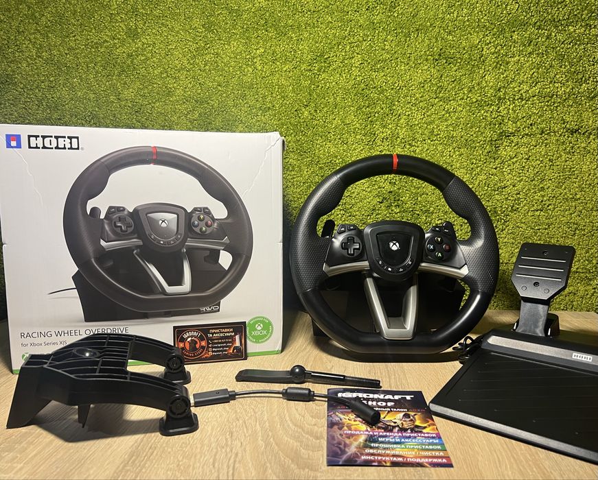 Игровой руль Hori Racing Wheel Overdrive для Xbox та ПК  Гарантия ! Кермо і педалі