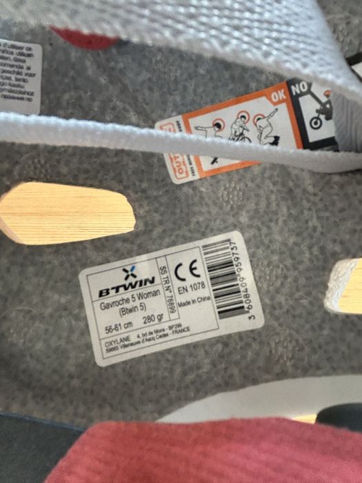 Kask dla kobiety miejski Btwin rozmiar L 56-61