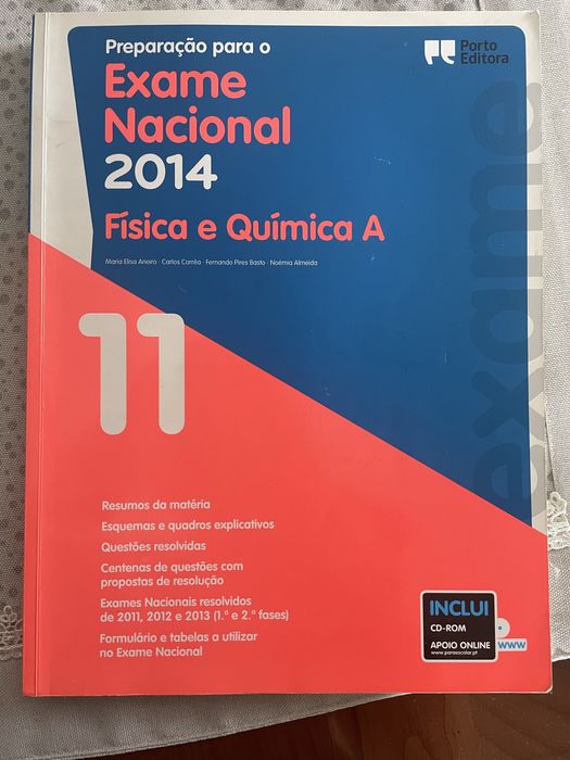 Vendo livros preparacao para exame nacional Fisica e Quimica A