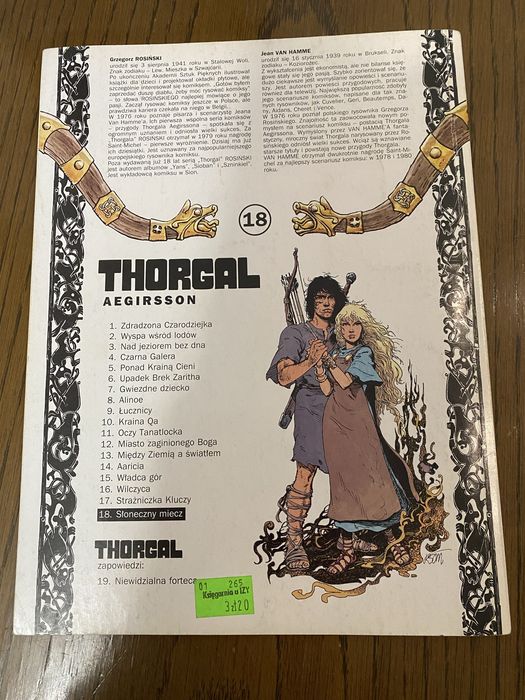 Unikat - Thorgal 18 Słoneczny miecz 1994 Egmont