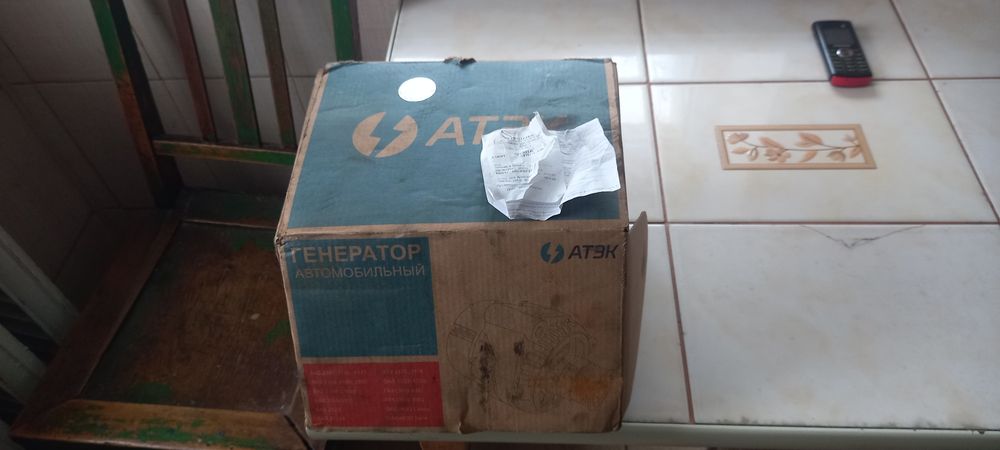Ваз 2107 генератор АТЕК майже новий чек,коробка .
