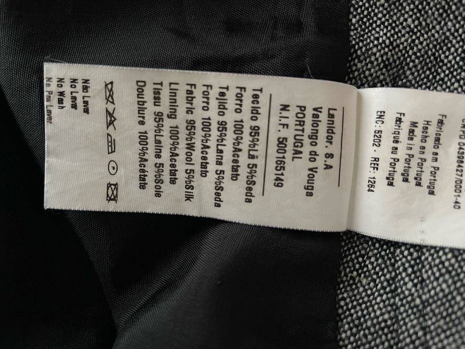 Saia curta cinza Lanidor 34