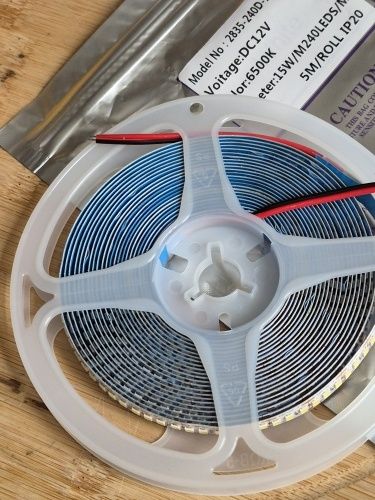 Led стрічка 5м _12v 24 адресна ws2811 блютуз(white/nature) 2835/5630