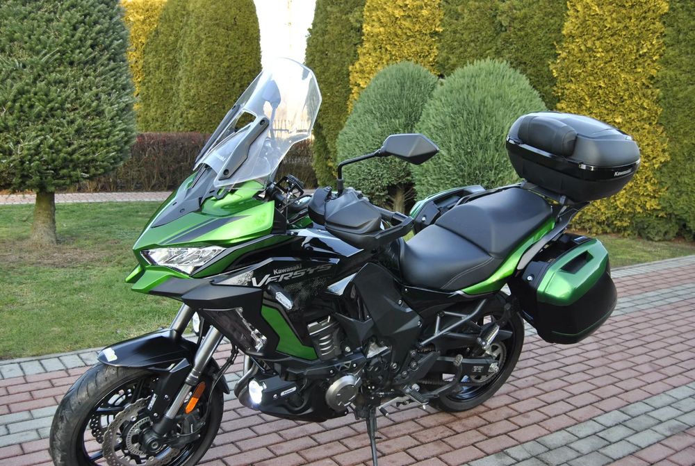 Kawasaki Versys 1000 SE 2021r. 3x KUFRY 5tys. km bezwypadkowy ZADBANY v-strom DODATKI gt