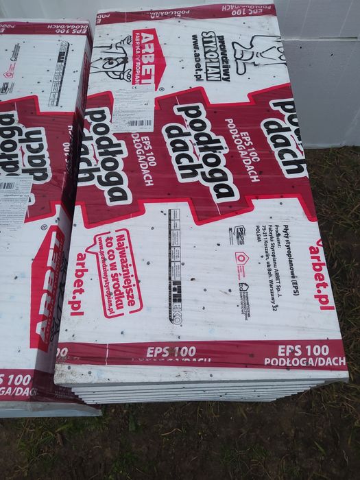 Styropian EPS 100 Arbet 4 cm 5 cm 6 cm odłoga