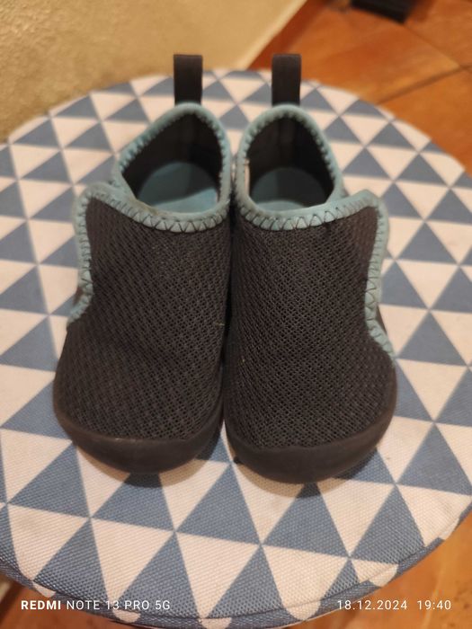 buty dla dzieci Domyos, rozmiar 24 czarno-niebieskie