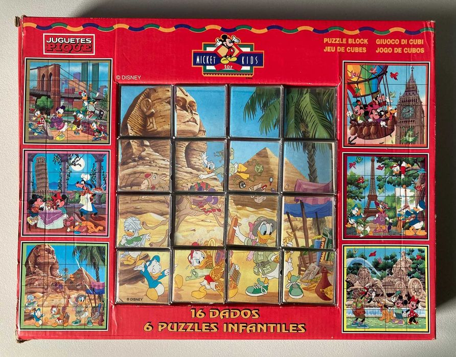 Puzzles de Cubos Mickey For Kids