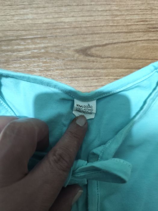 Bolero azul de menina