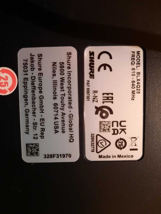 Професійна мікрофонна радіосистема BLX24 SHURE Beta SM58