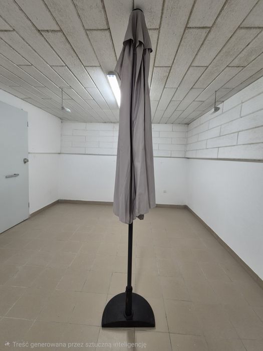 Parasol ogrodowy 1\2 z podstawą