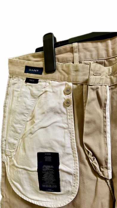 Штани бавовняні чоловічі GANT | Бежеві XXL