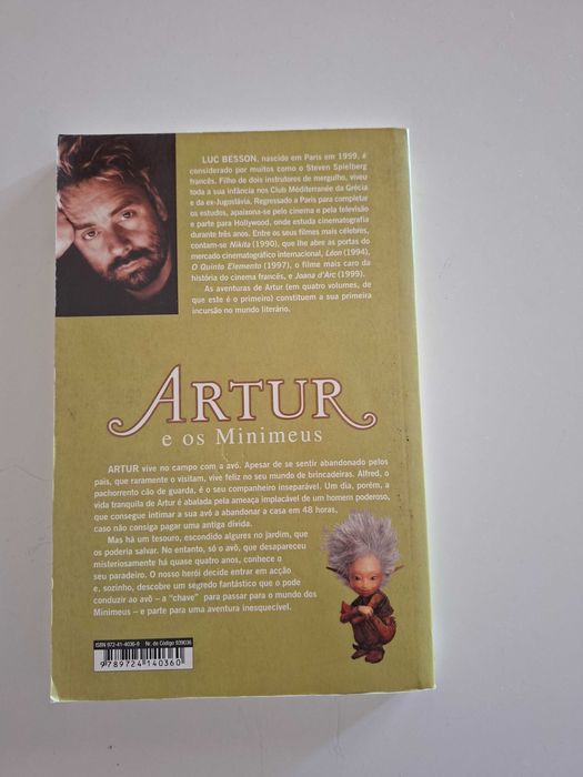 3 livros Artur - Luc Besson