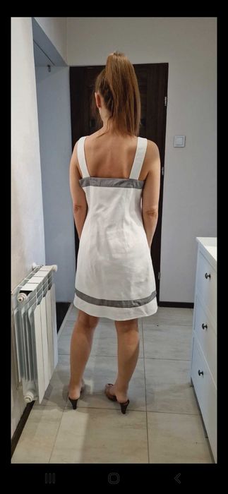 Cała bawełniana sukienka Promod rozmiar 40