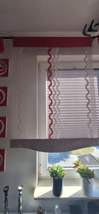 EUROFIRANY zestaw 4 panele + 2 zasłony, komplet