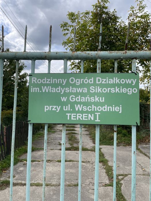 Działka ROD Gdańsk Władysława Sikorskiego