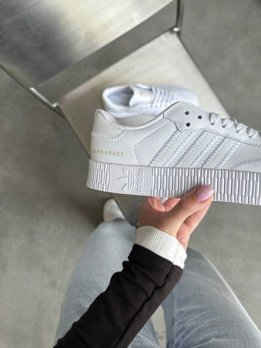 Жіночі кросівки Adidas Samba "White" Розміри 36-41