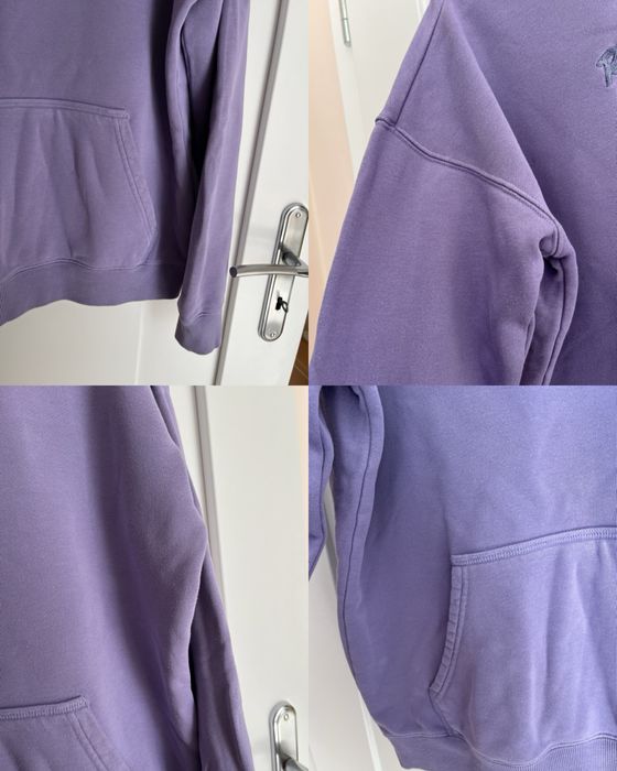 bluza Real Madrid Adidas fioletowa z kapturem S