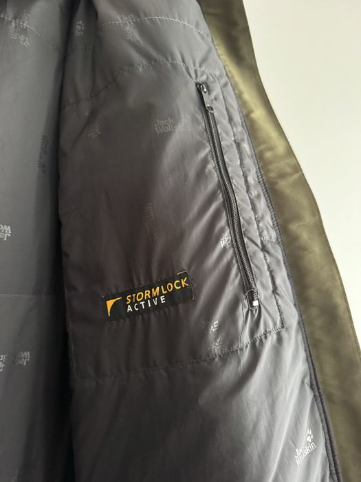 Męska zimowa kurtka khaki Jack Wolfskin XL