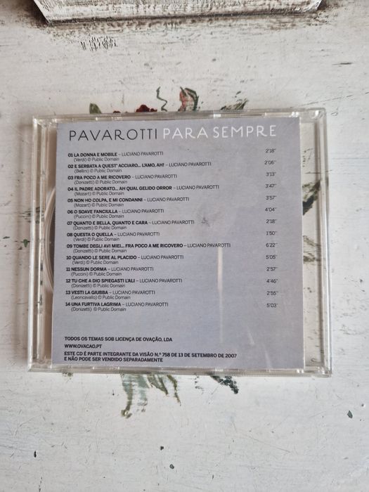 CD "Best of Pavarotti - Para Sempre"