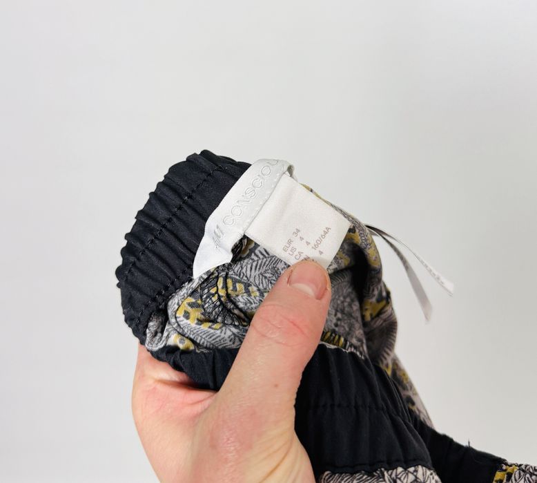 Szorty paisley z kontrastowym wykończeniem XS 34 H&M